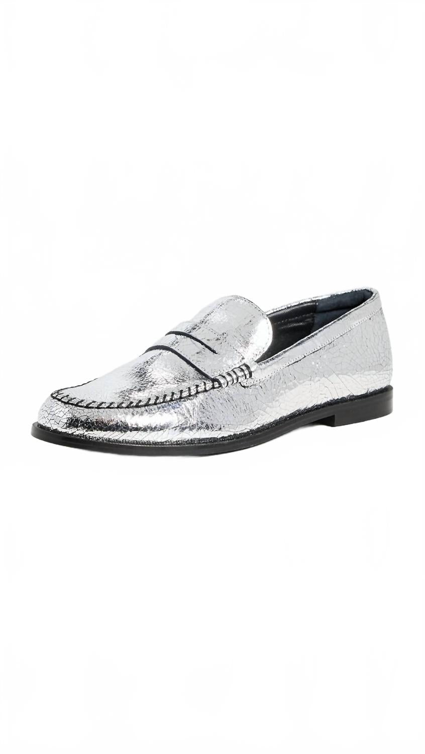 Mocasines de mujer de cuero