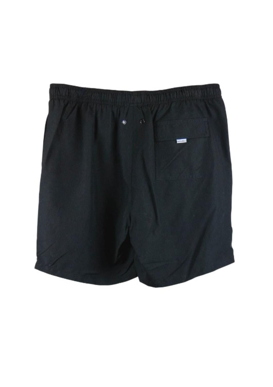 Pantaloneta de baño de hombre color negro