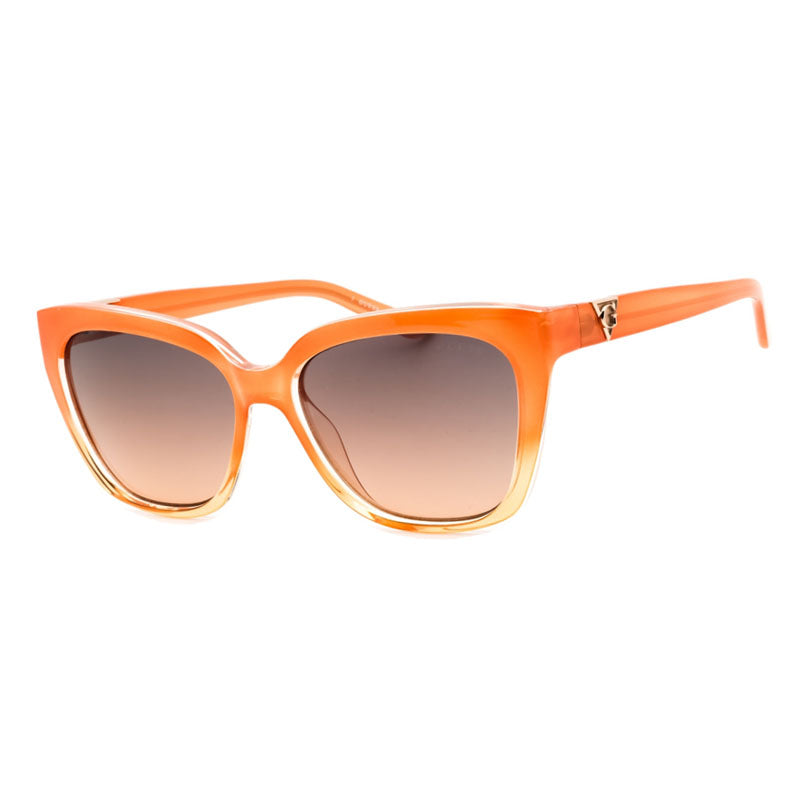 Gafas color café y naranja