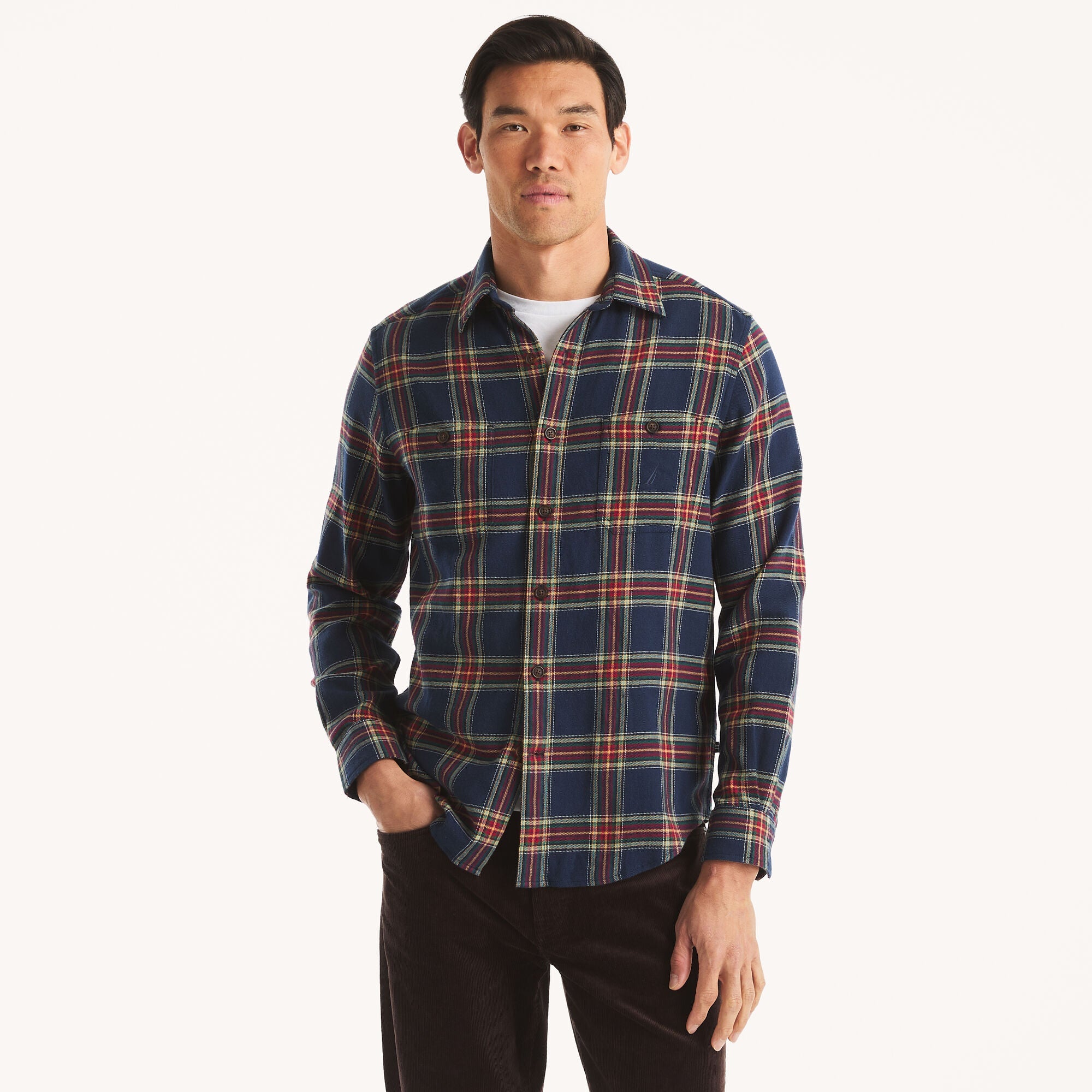 Camisa de hombre a cuadros
