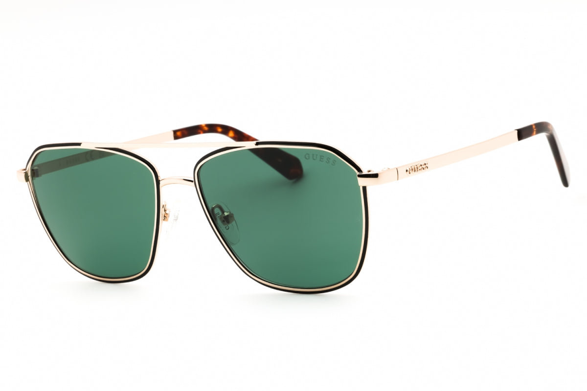 Gafas color verde y dorado