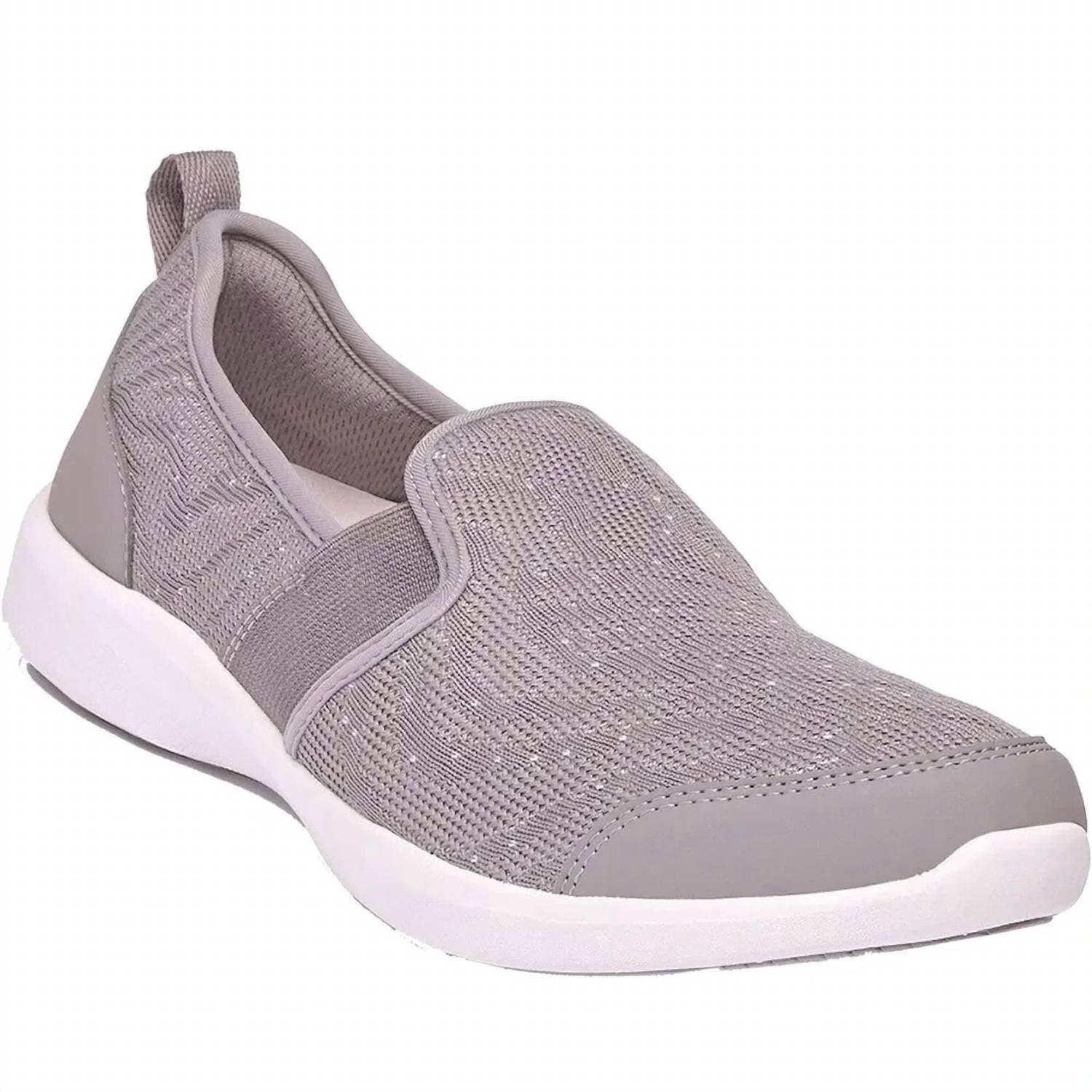 Tenis de mujer sin cordones color gris
