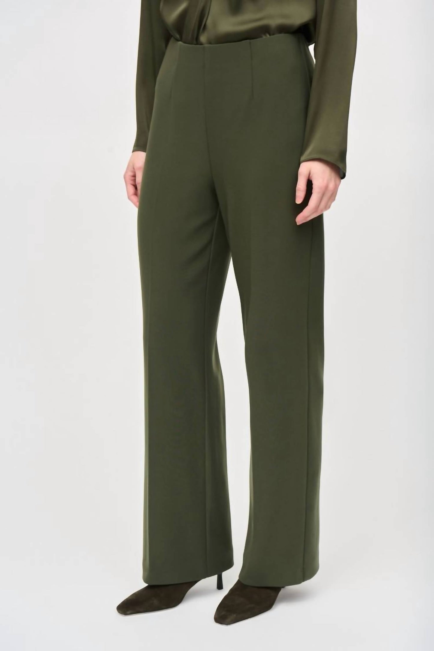 Pantalón de pierna ancha de tiro alto