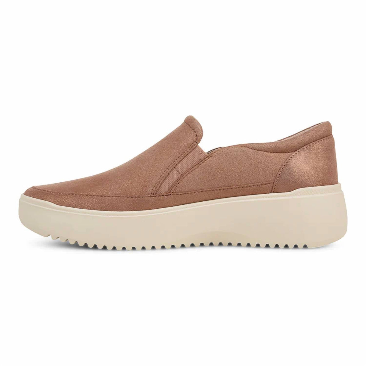 Zapatos de mujer sin cordones color oro rosa