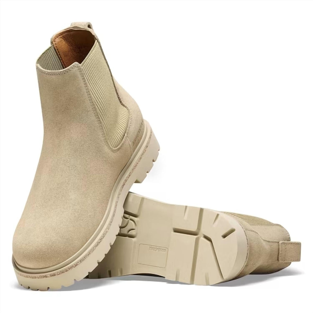 Botines de mujer color taupe