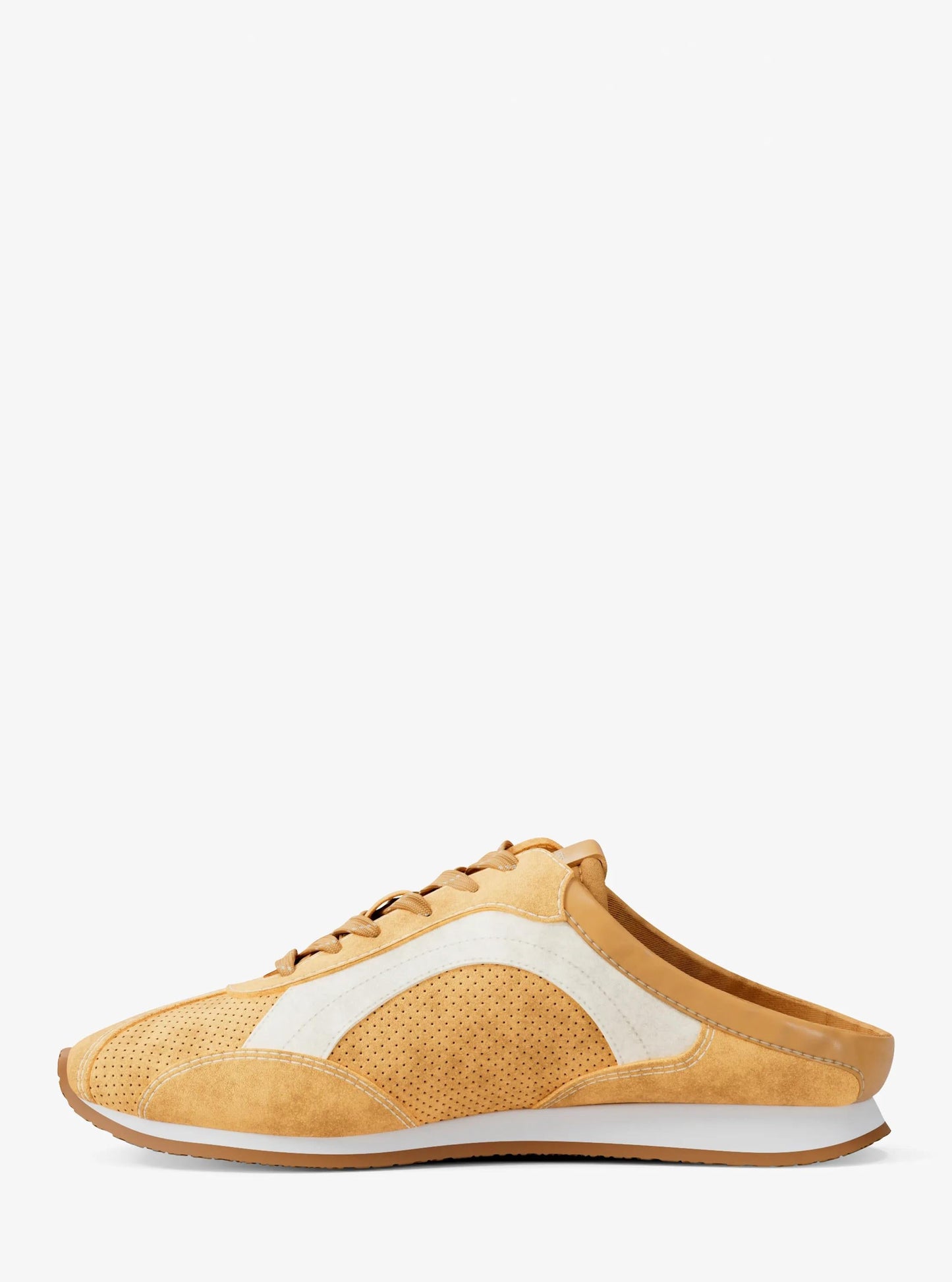 Tenis de gamuza sin cordones