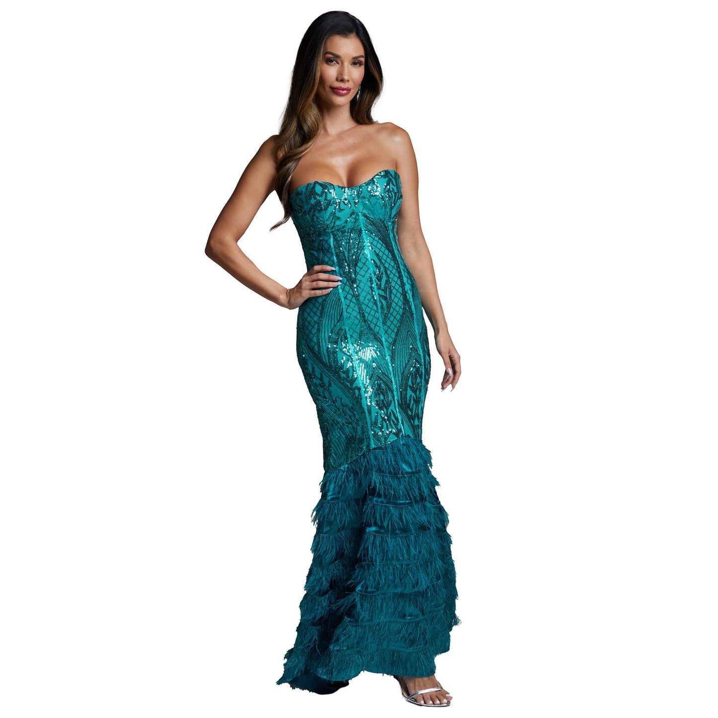 Vestido de mujer con lentejuelas