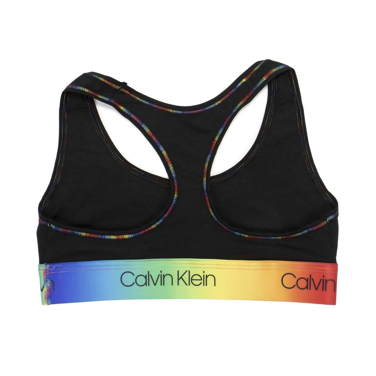 Bralette de mujer de algodón color negro