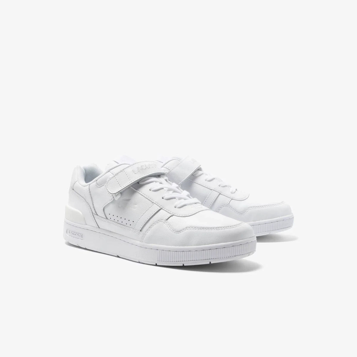 Tenis de hombre de cuero color blanco
