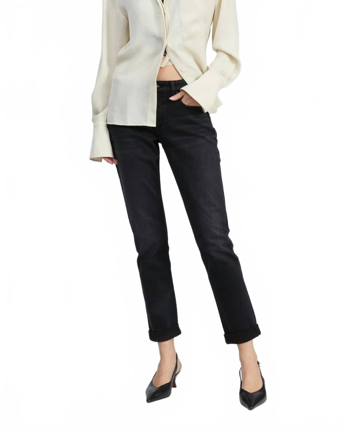 Jean color negro