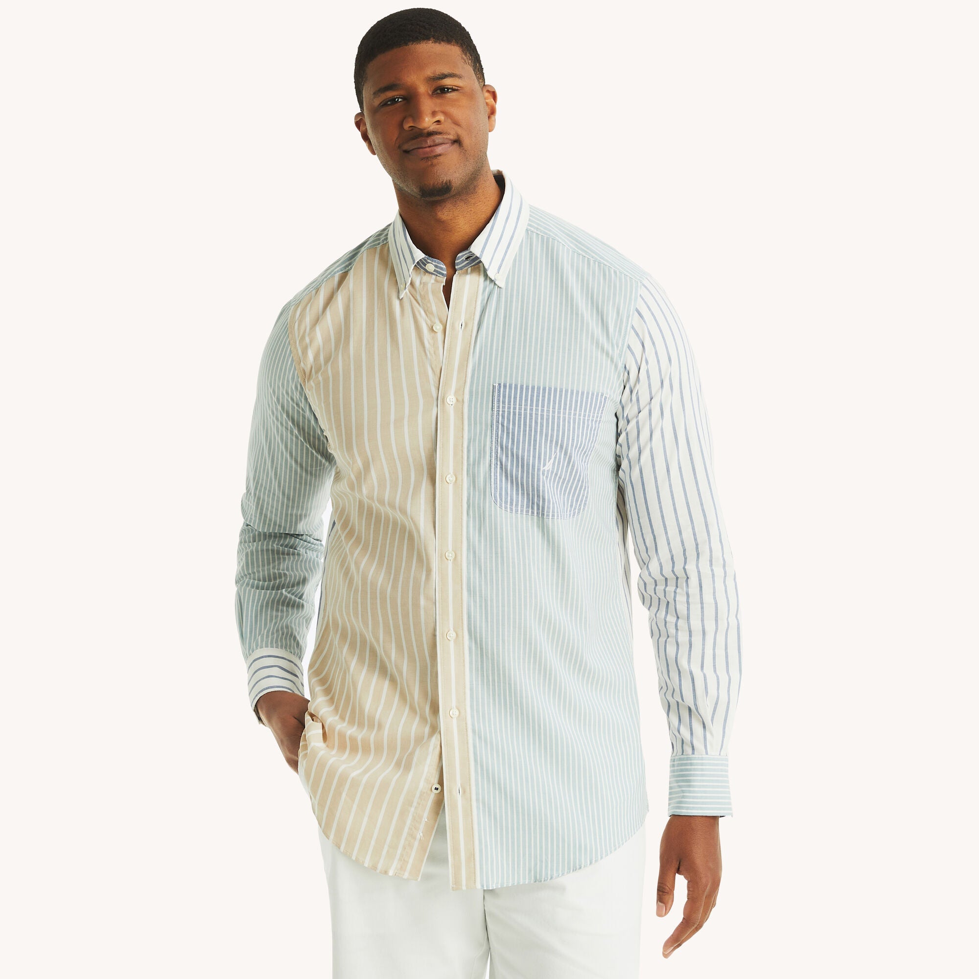 Camisa de hombre a rayas