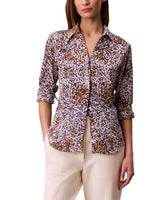 Calvin Klein Slim con Botones Estampado Texturizado