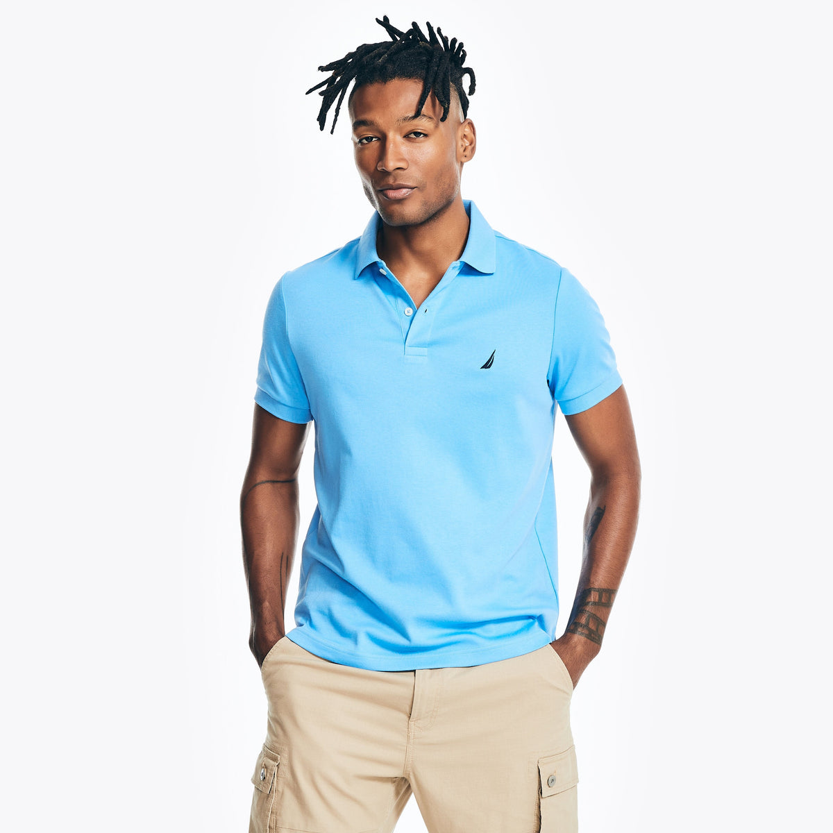 Polo de hombre de corte ajustado