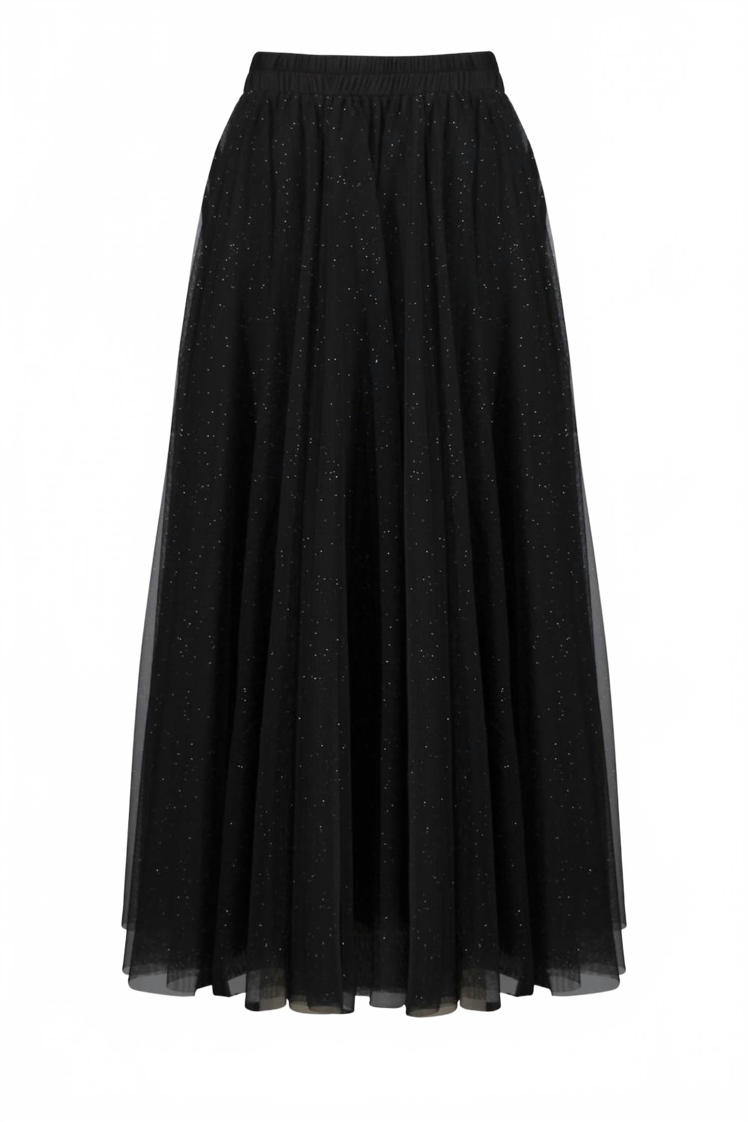 Falda color negro