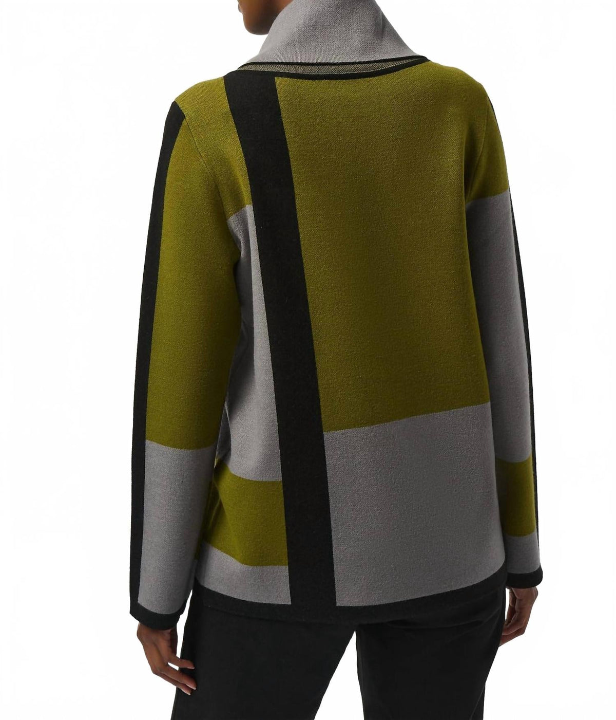 Top color negro y gris