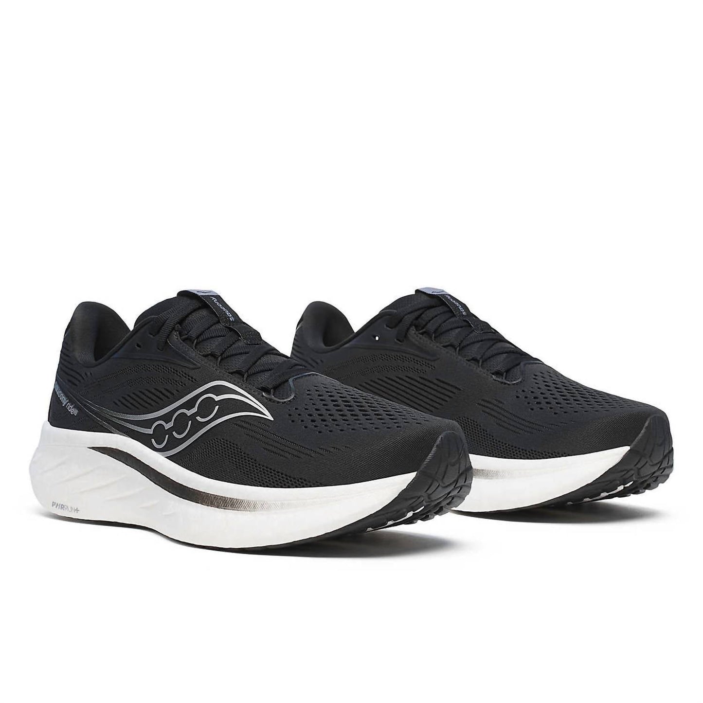 Tenis para correr de hombre color negro y blanco