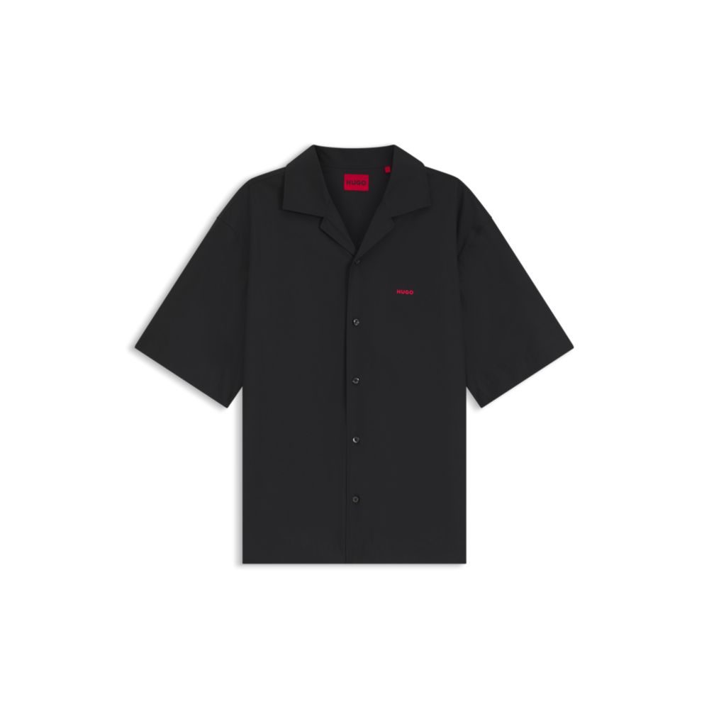 Camisa de algodón de corte amplio
