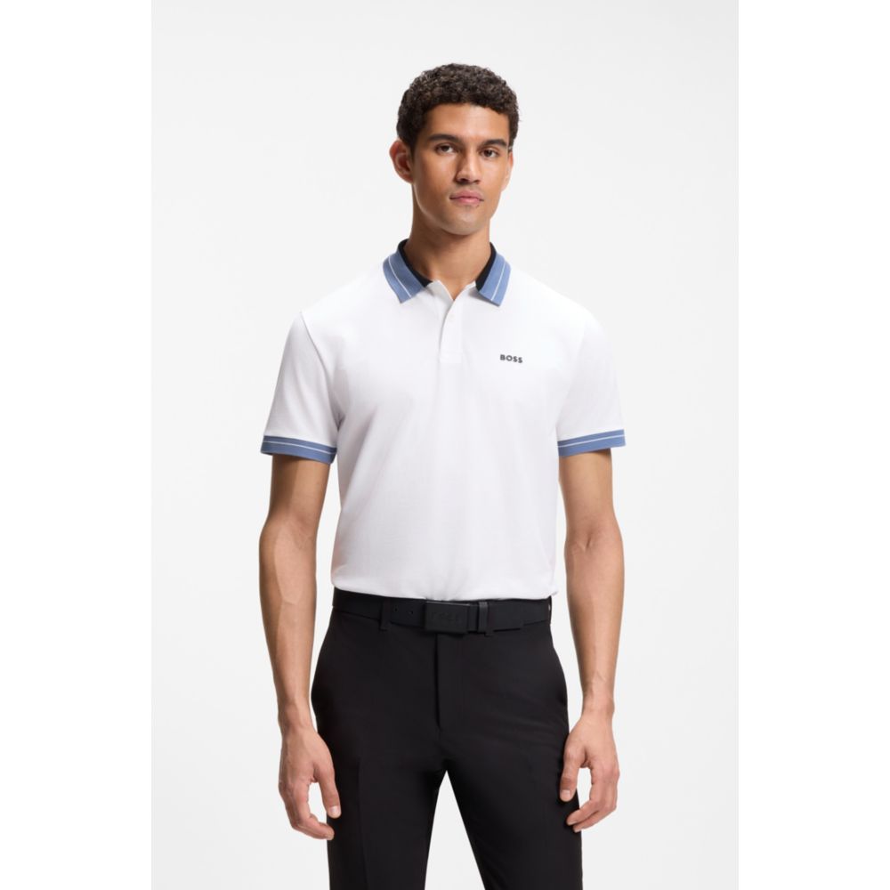 Polo de algodón a rayas