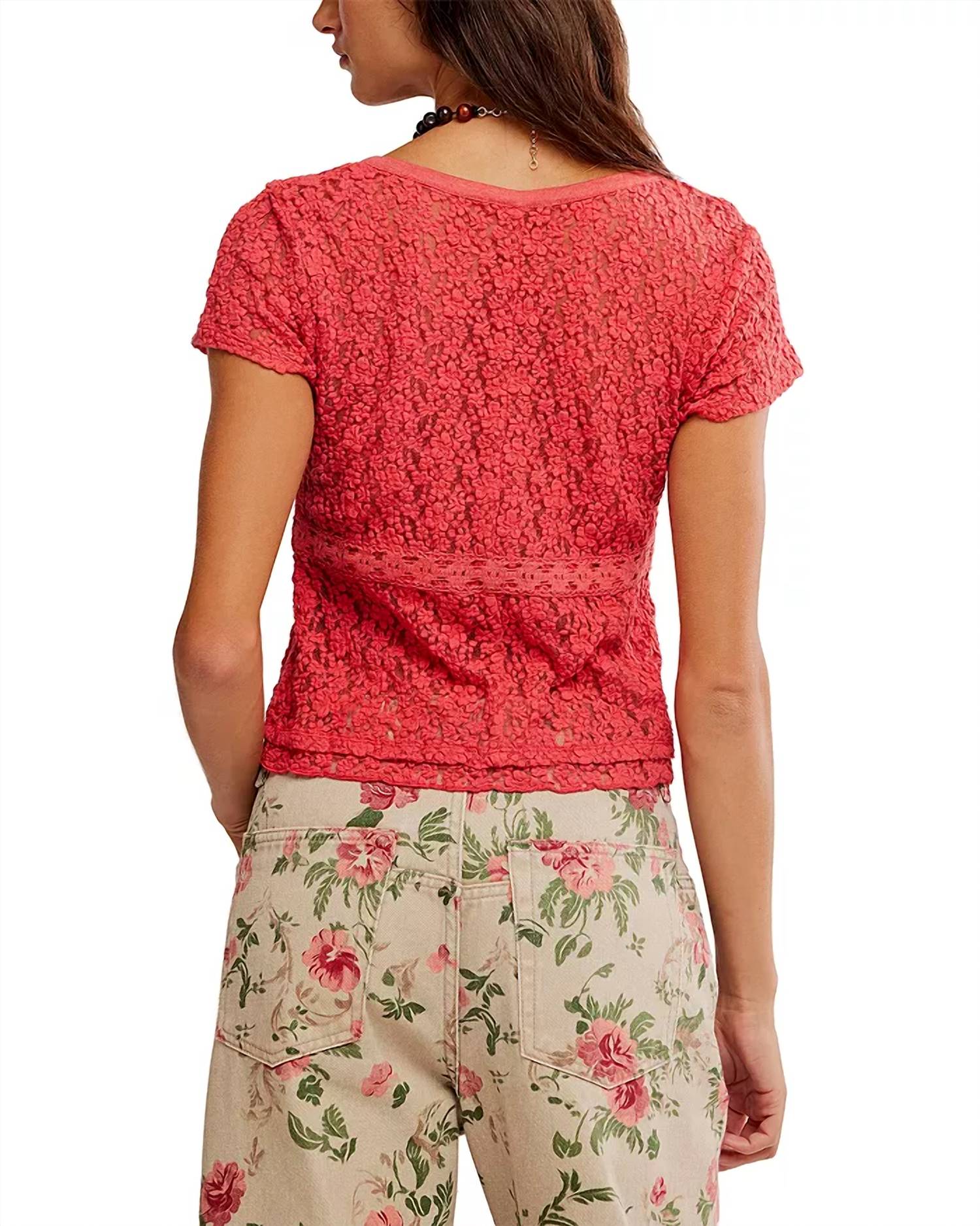 Blusa de manga corta