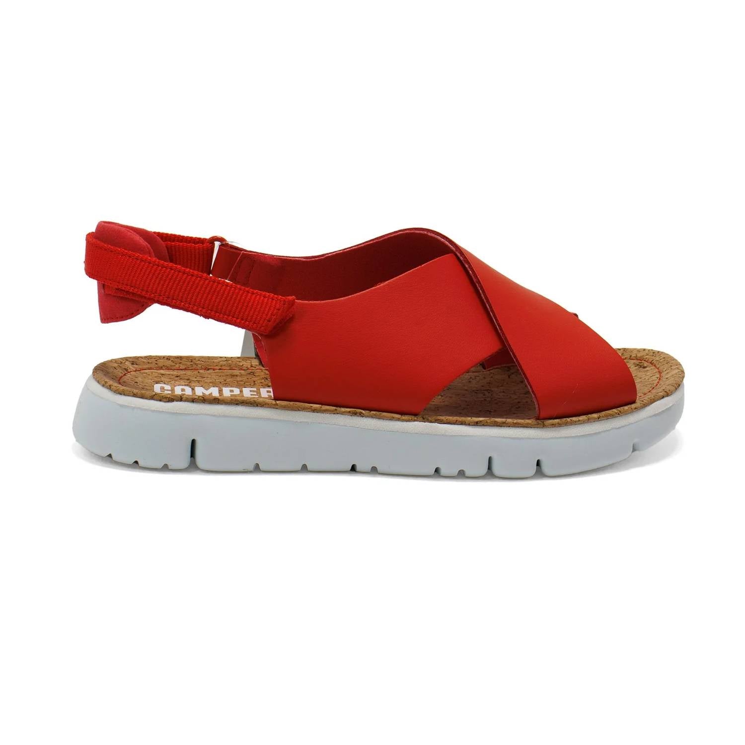 Sandalias de mujer color rojo