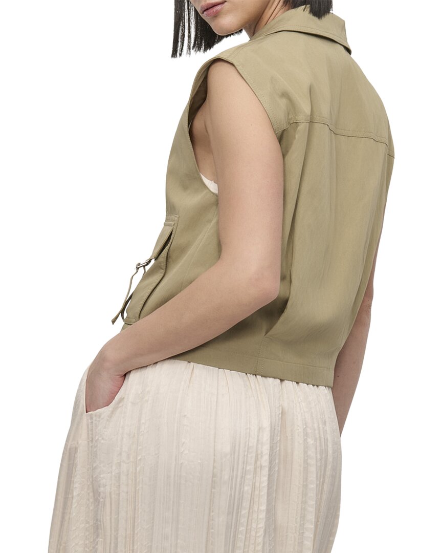 DKNY Chaleco con Cuello