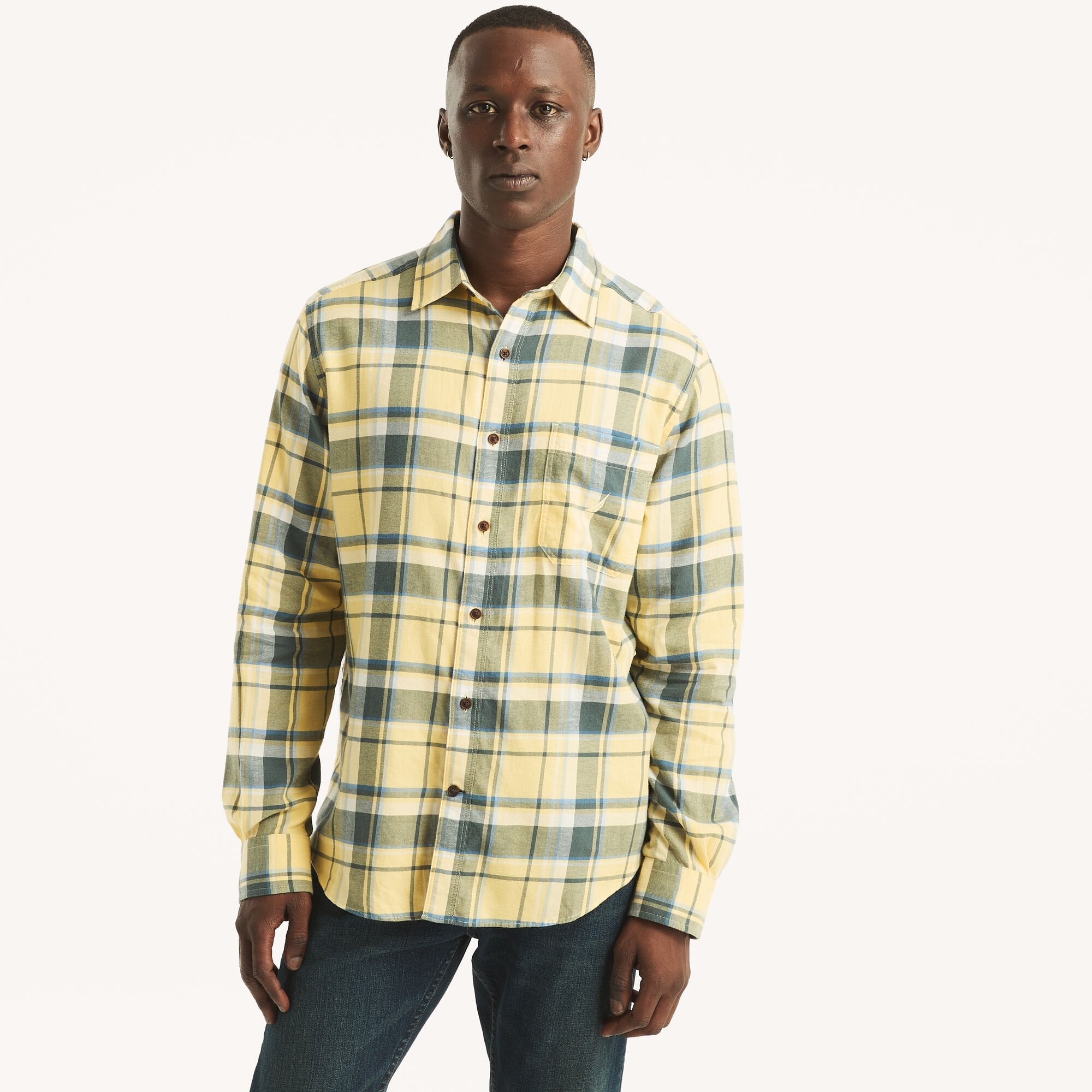 Camisa de hombre a cuadros
