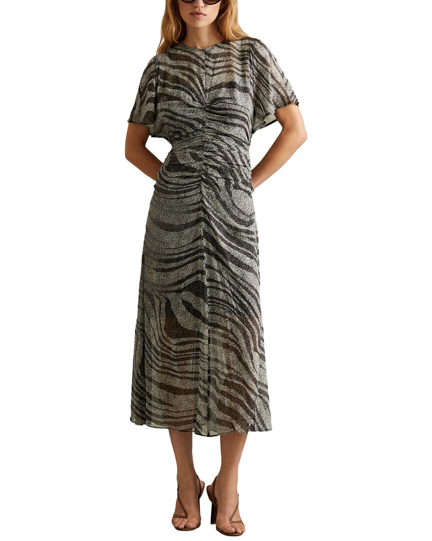 Vestido midi con estampado