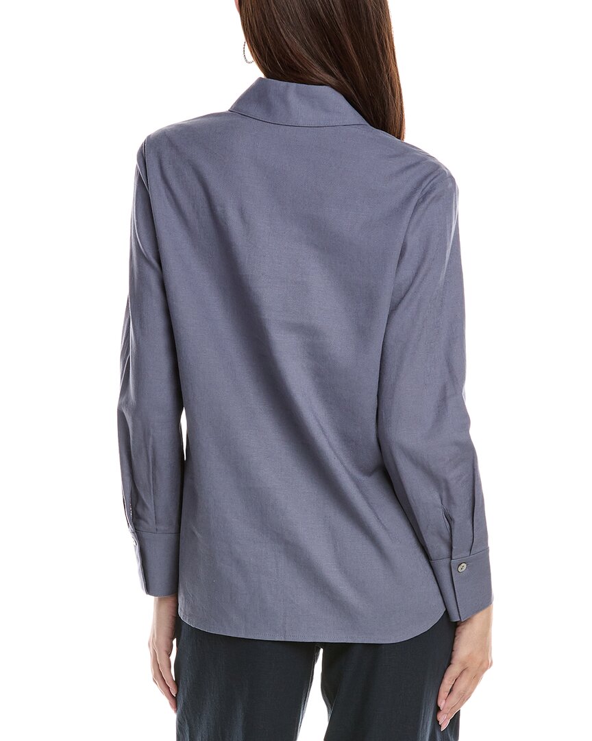 Camisa de mezcla de lino