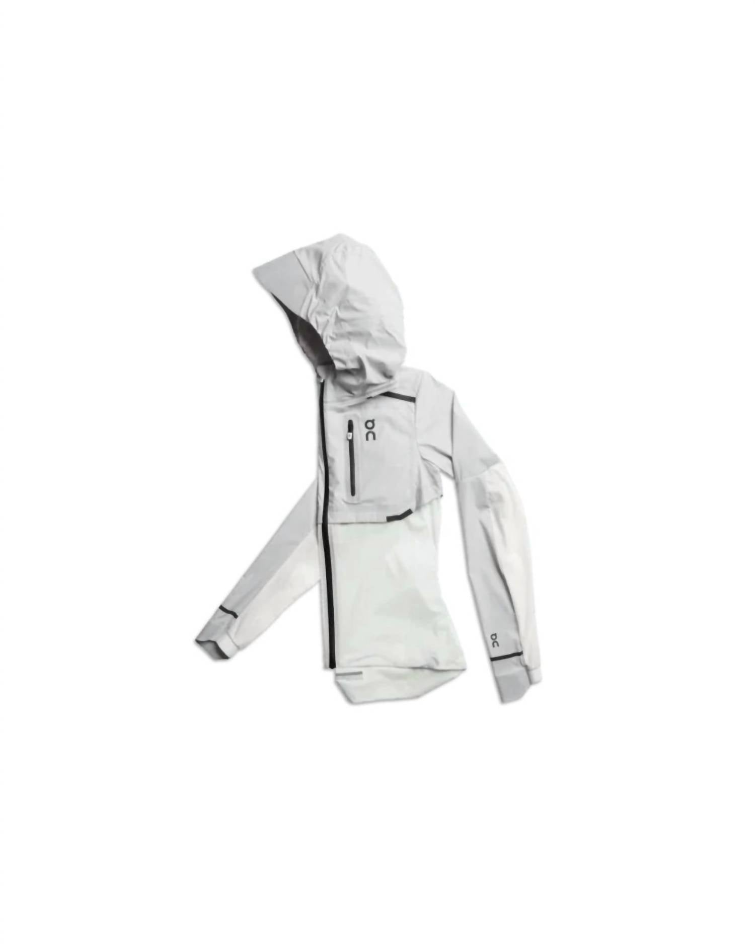 Chaqueta de mujer color blanco y gris