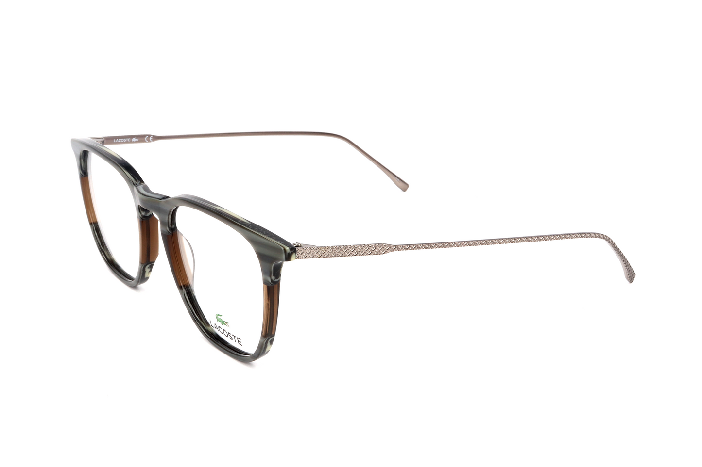 Montura para gafas de hombre 50 mm color gris y café