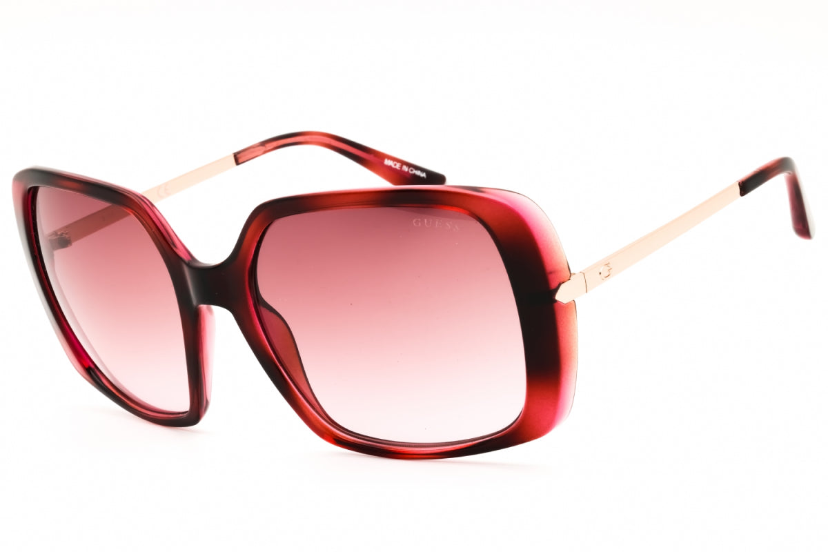 Gafas color rosado y vinotinto