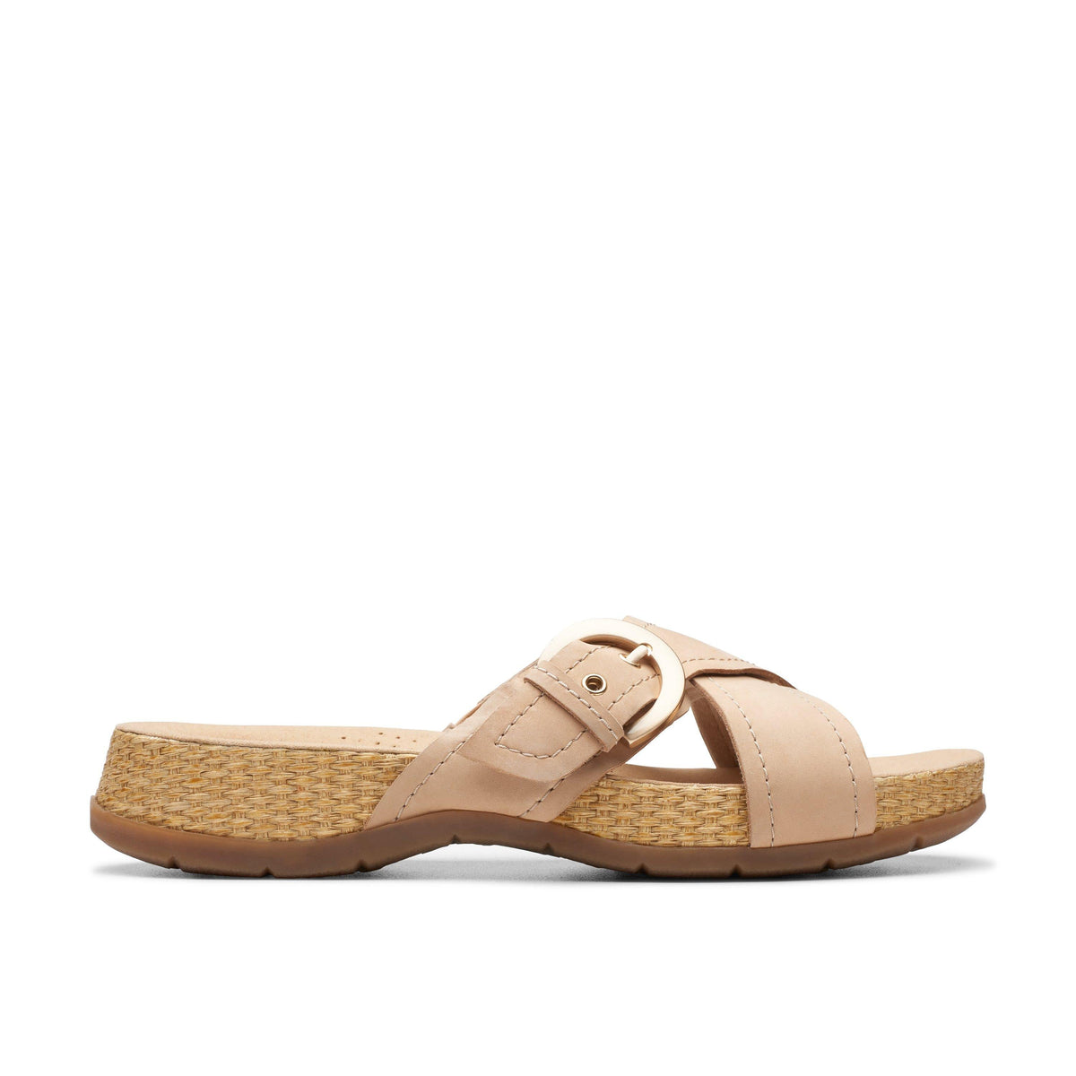 Calzado de nobuk color beige