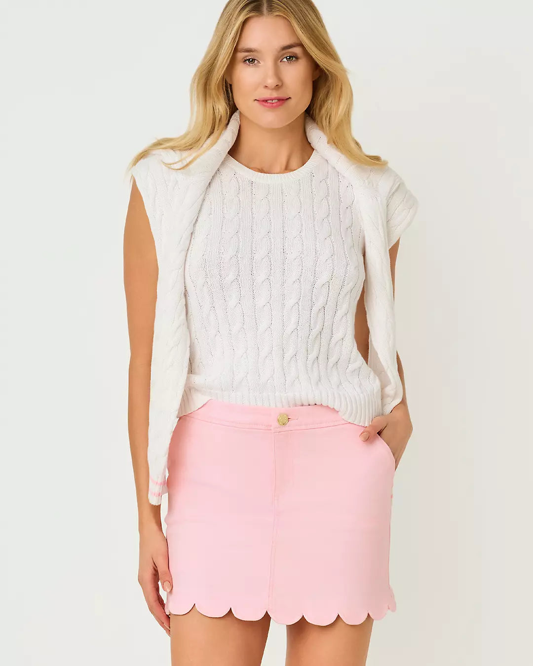 Falda pantalón de mezclilla