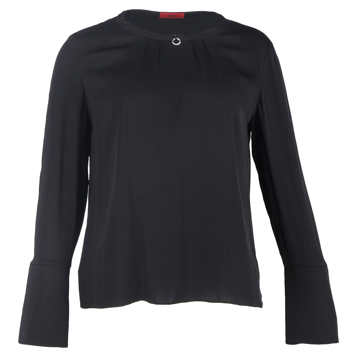 Top de manga larga color negro