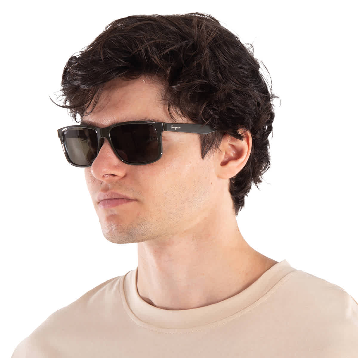 Gafas de sol de hombre color gris oscuro