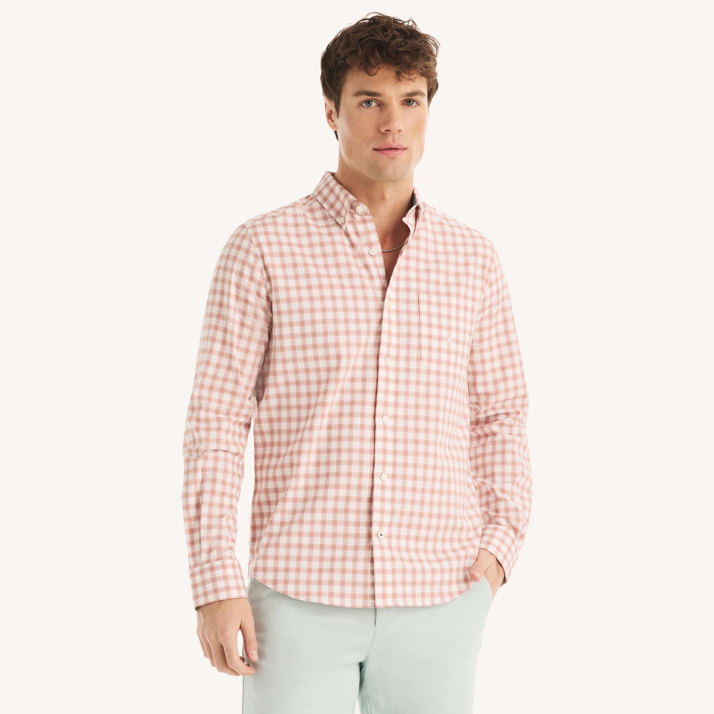Camisa de hombre a cuadros