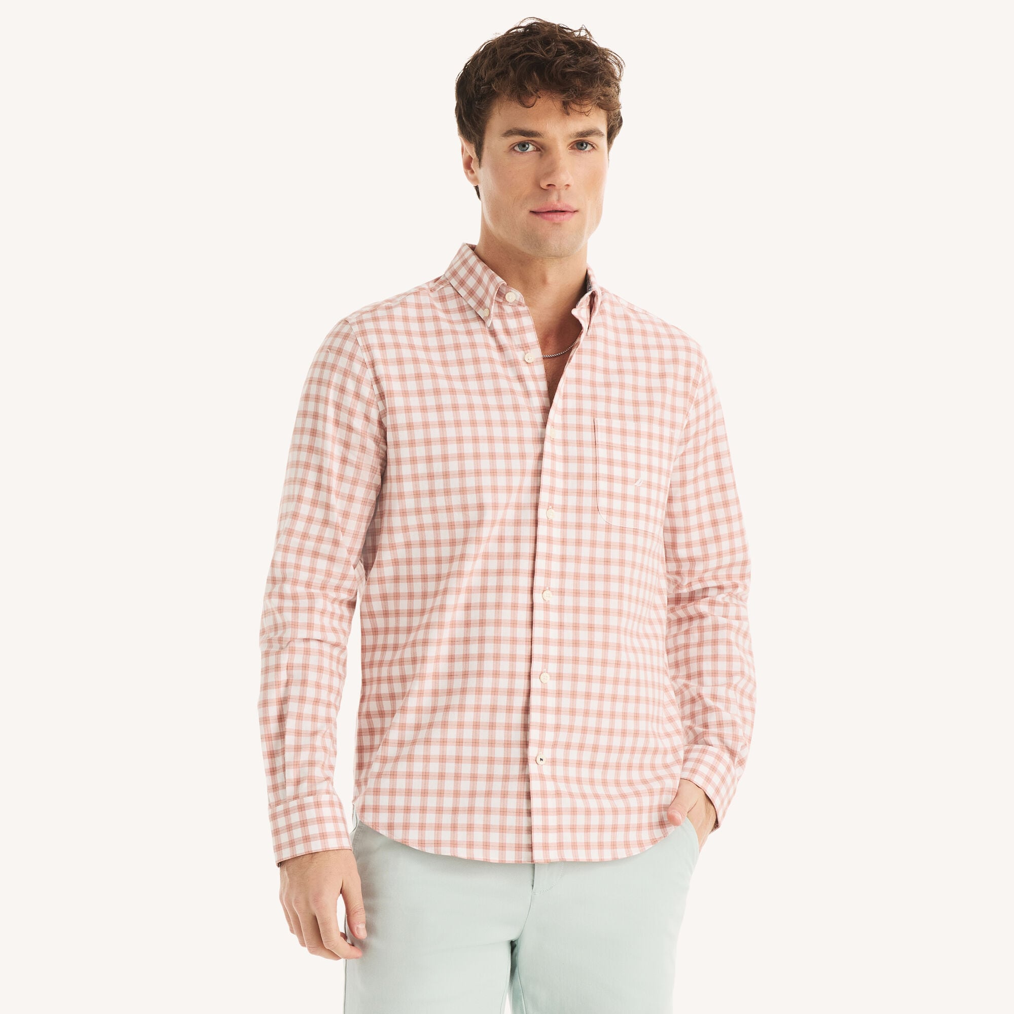 Camisa de hombre a cuadros