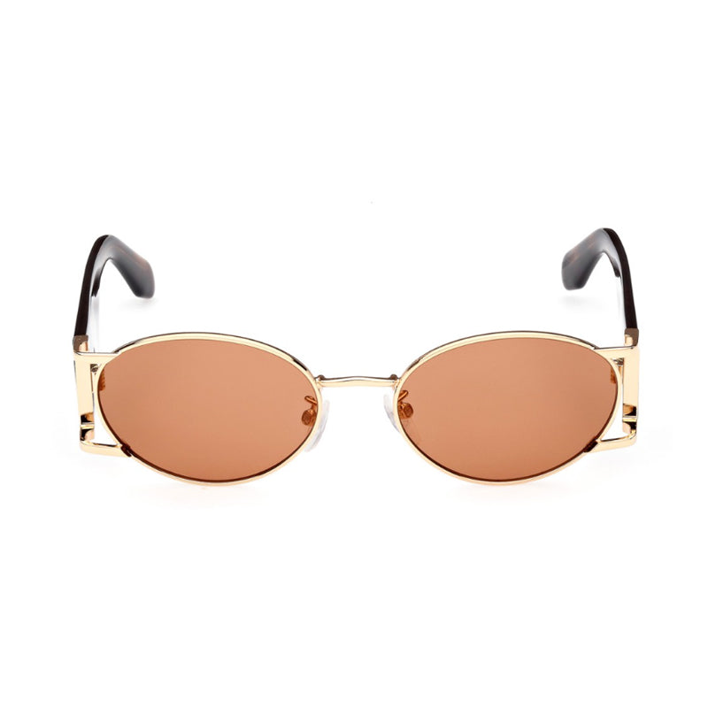 Gafas color vinotinto y dorado