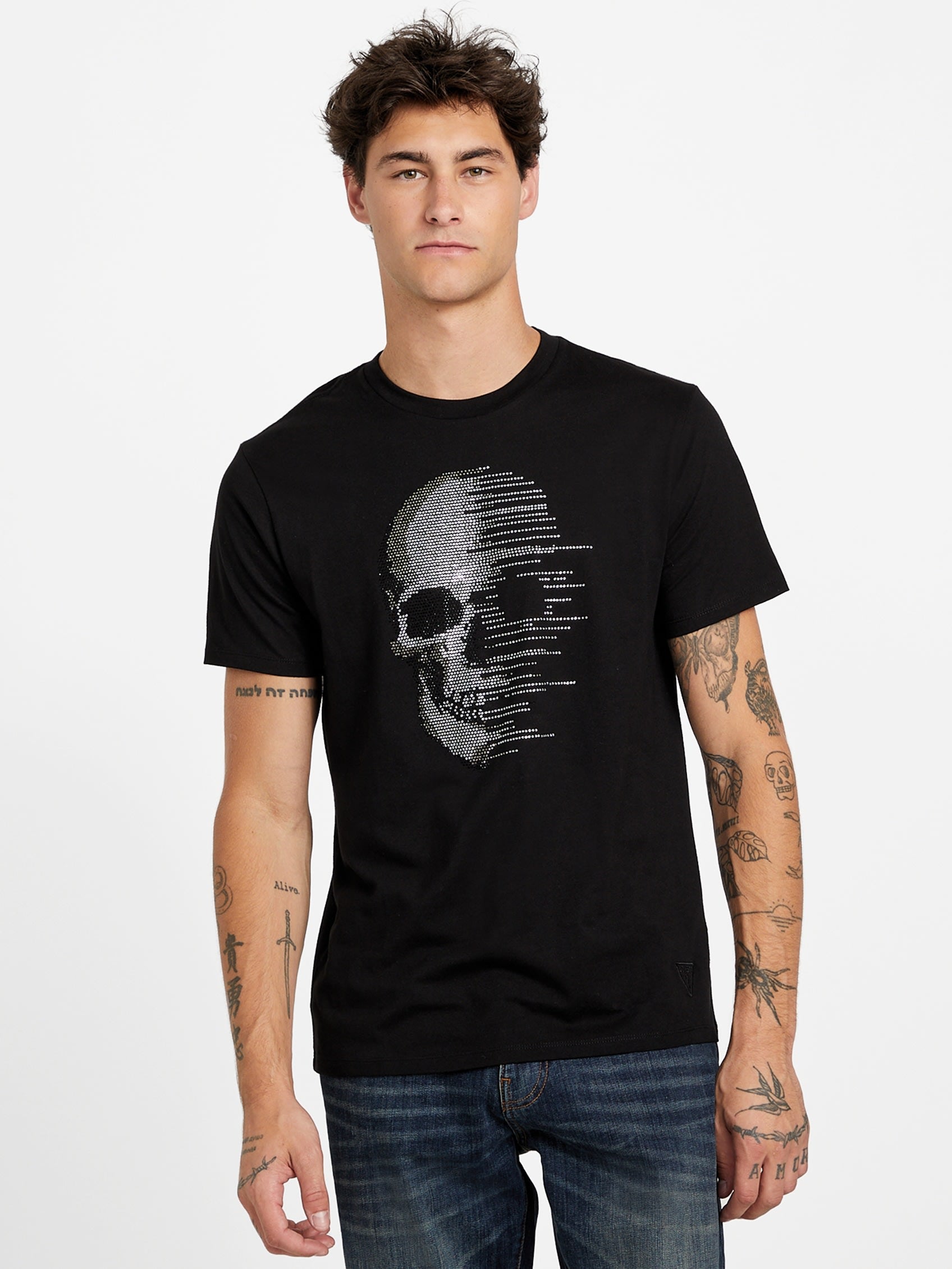 Camiseta con cuello redondo