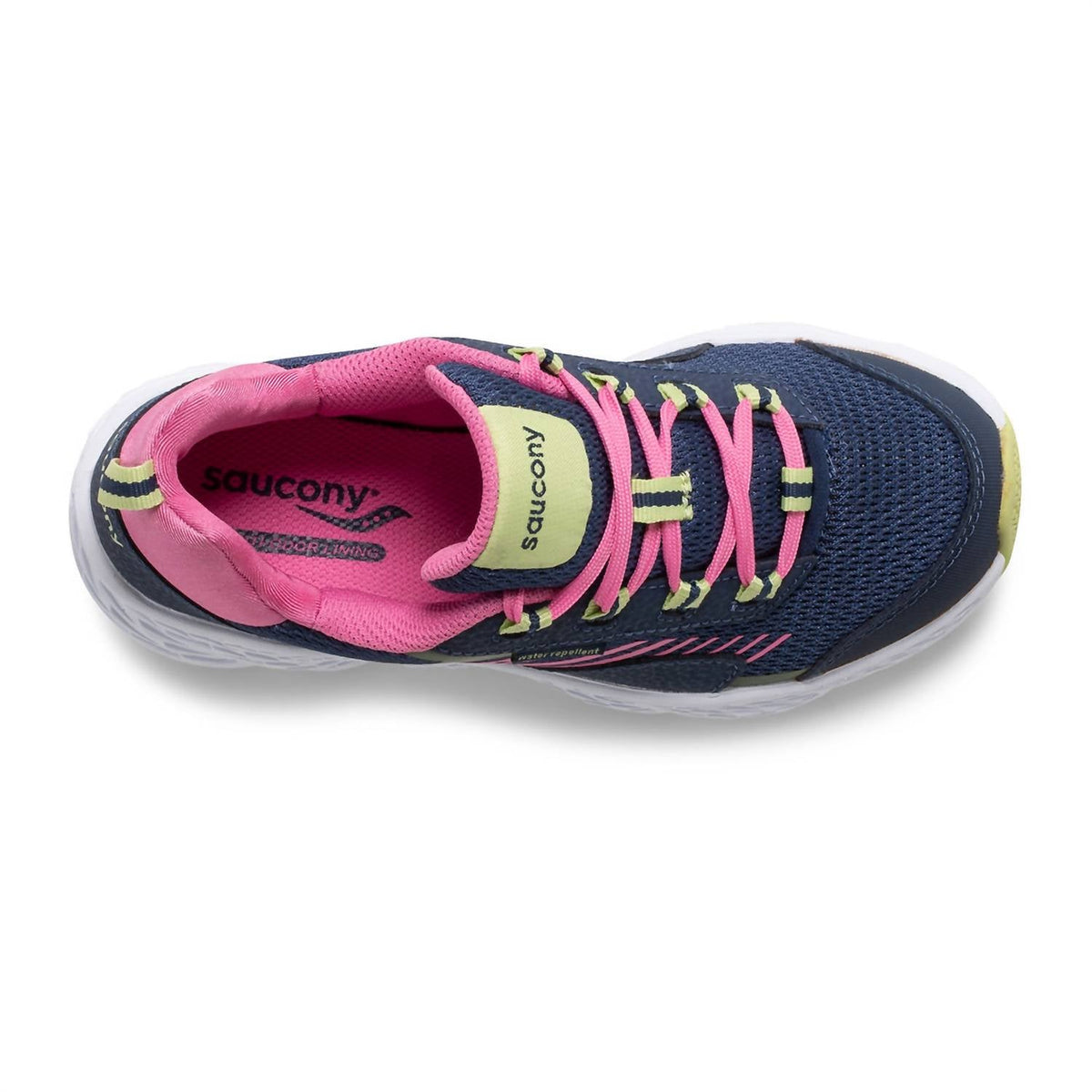 Tenis infantil color azul marino y rosado