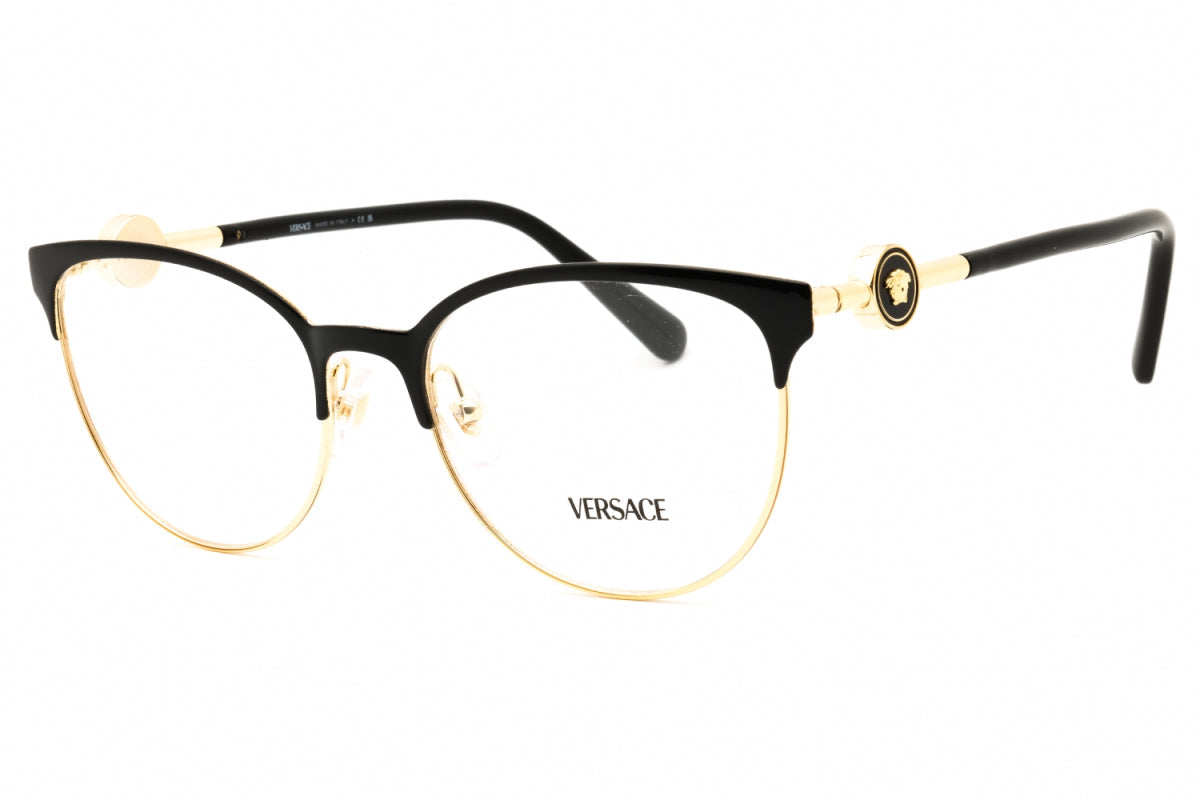 Gafas 54 mm color negro y dorado