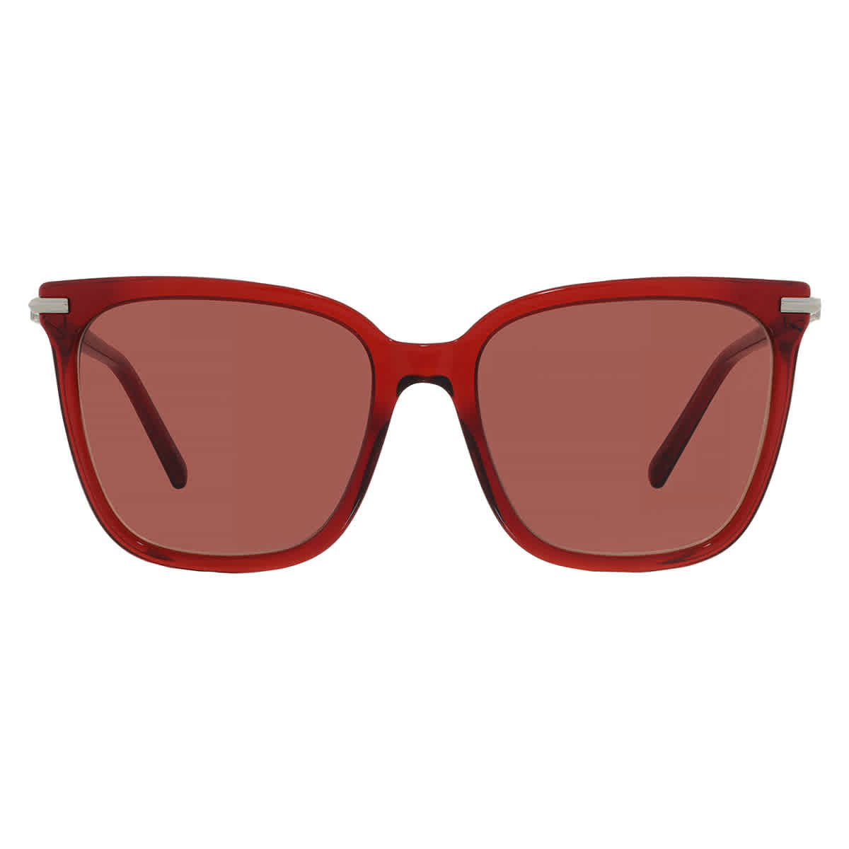 Gafas de sol de mujer de montura cuadrada color rojo