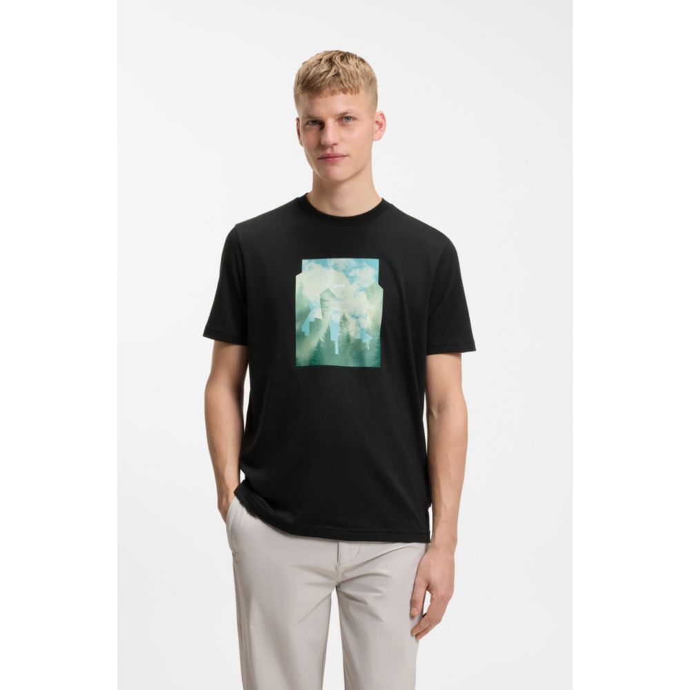 Camiseta de algodón con estampado