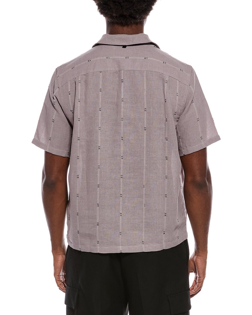 Camisa de mezcla de lino