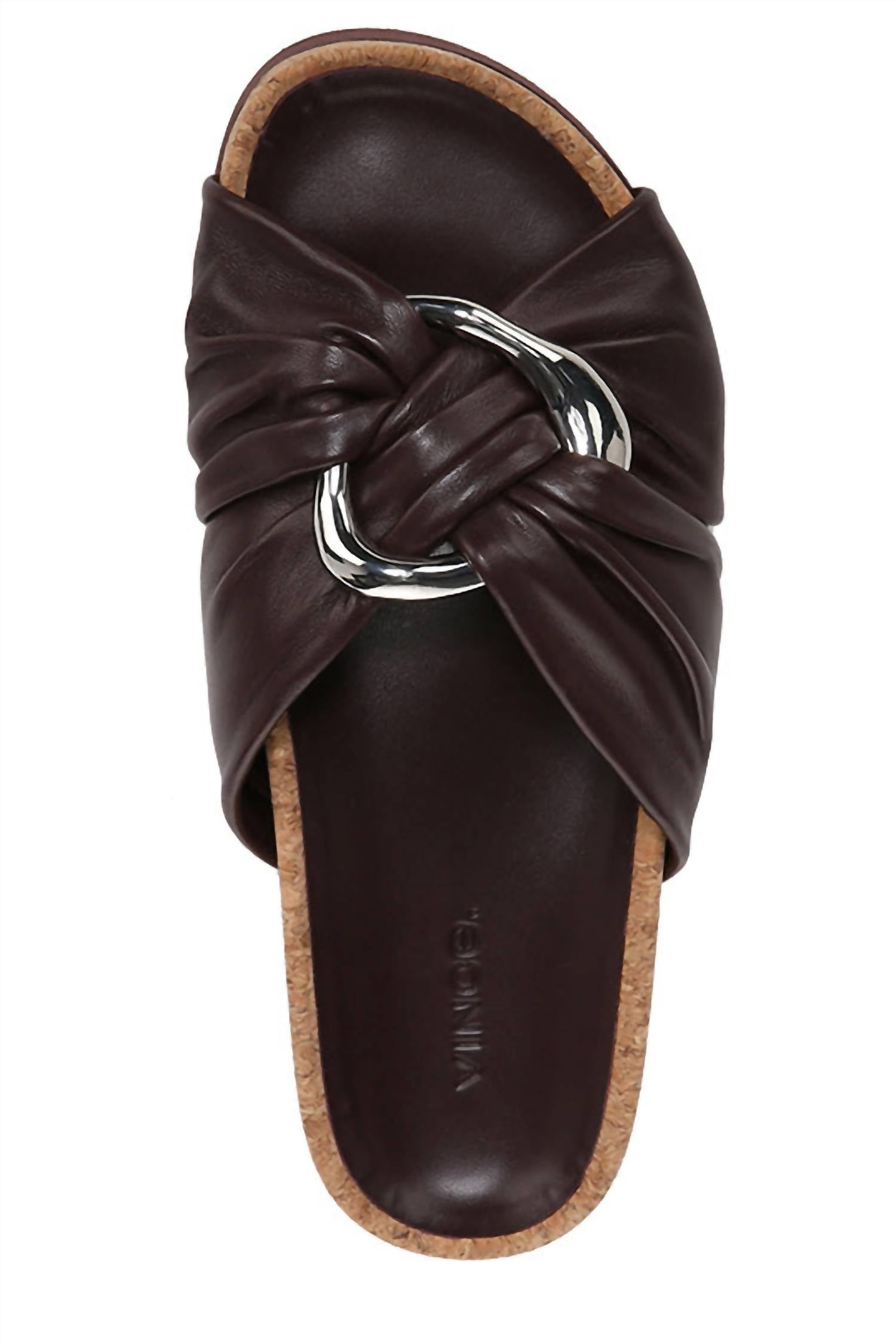 Sandalias de mujer de cuero