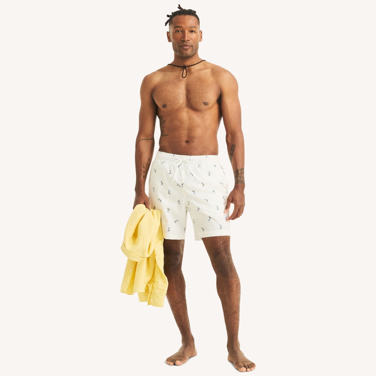 Vestido de baño de hombre con estampado
