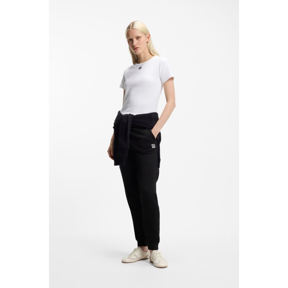Pantalón deportivo de algodón con bordado
