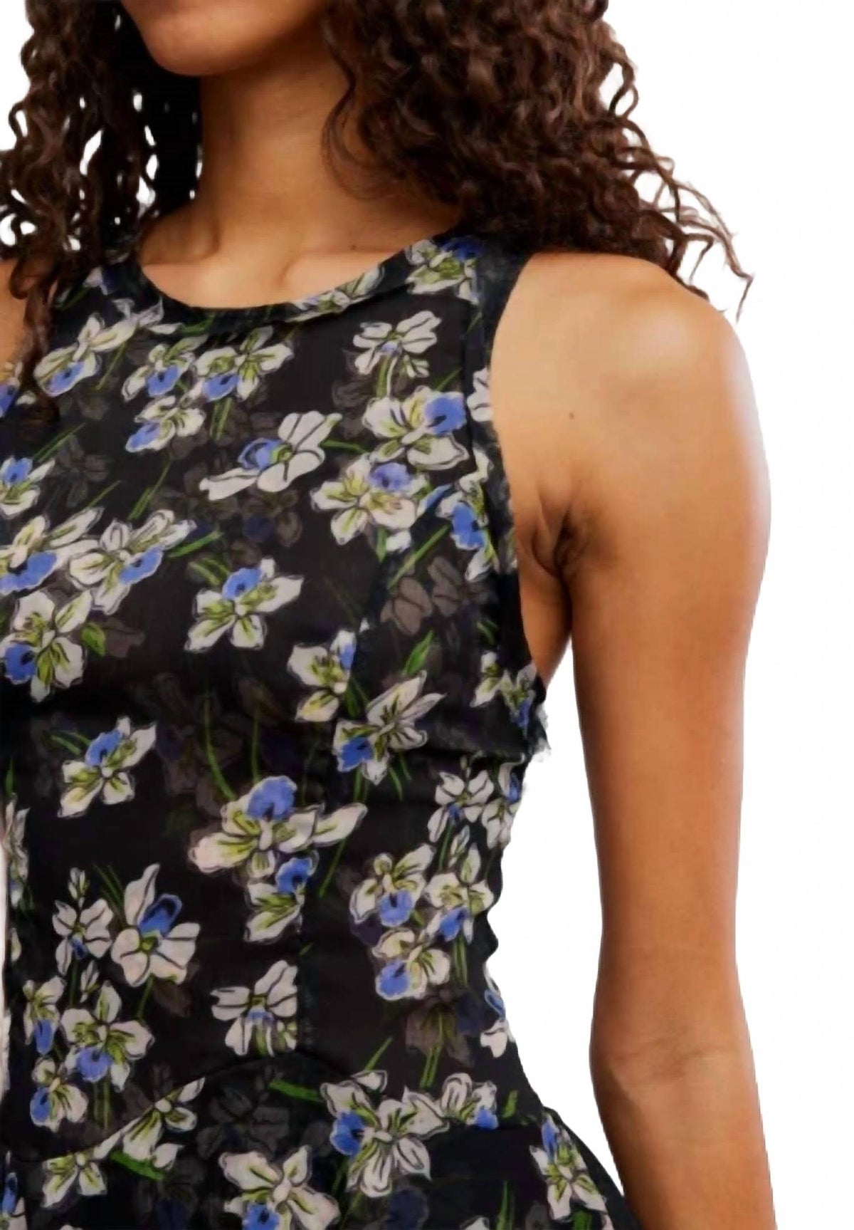 Vestido corto con estampado