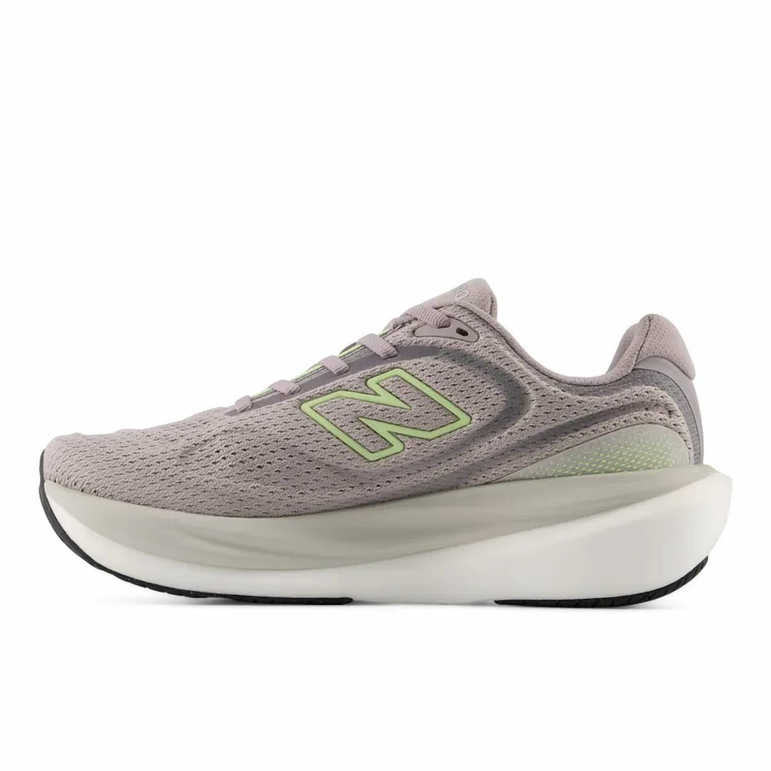 Tenis para correr de mujer color gris y verde