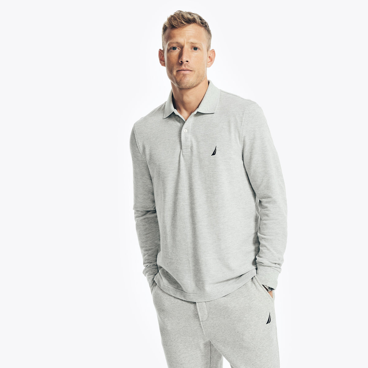 Polo de hombre de manga larga